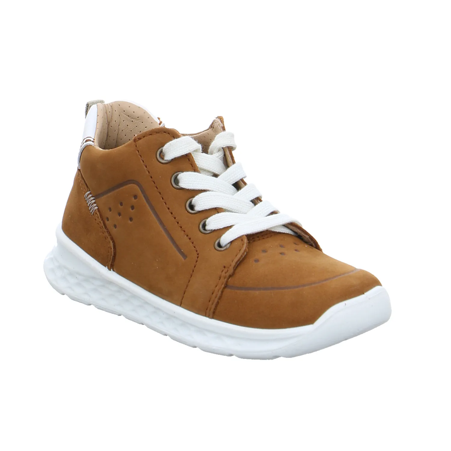 SUPERFIT Lauflernschuh Cognac Leder  Lernlaufschuh