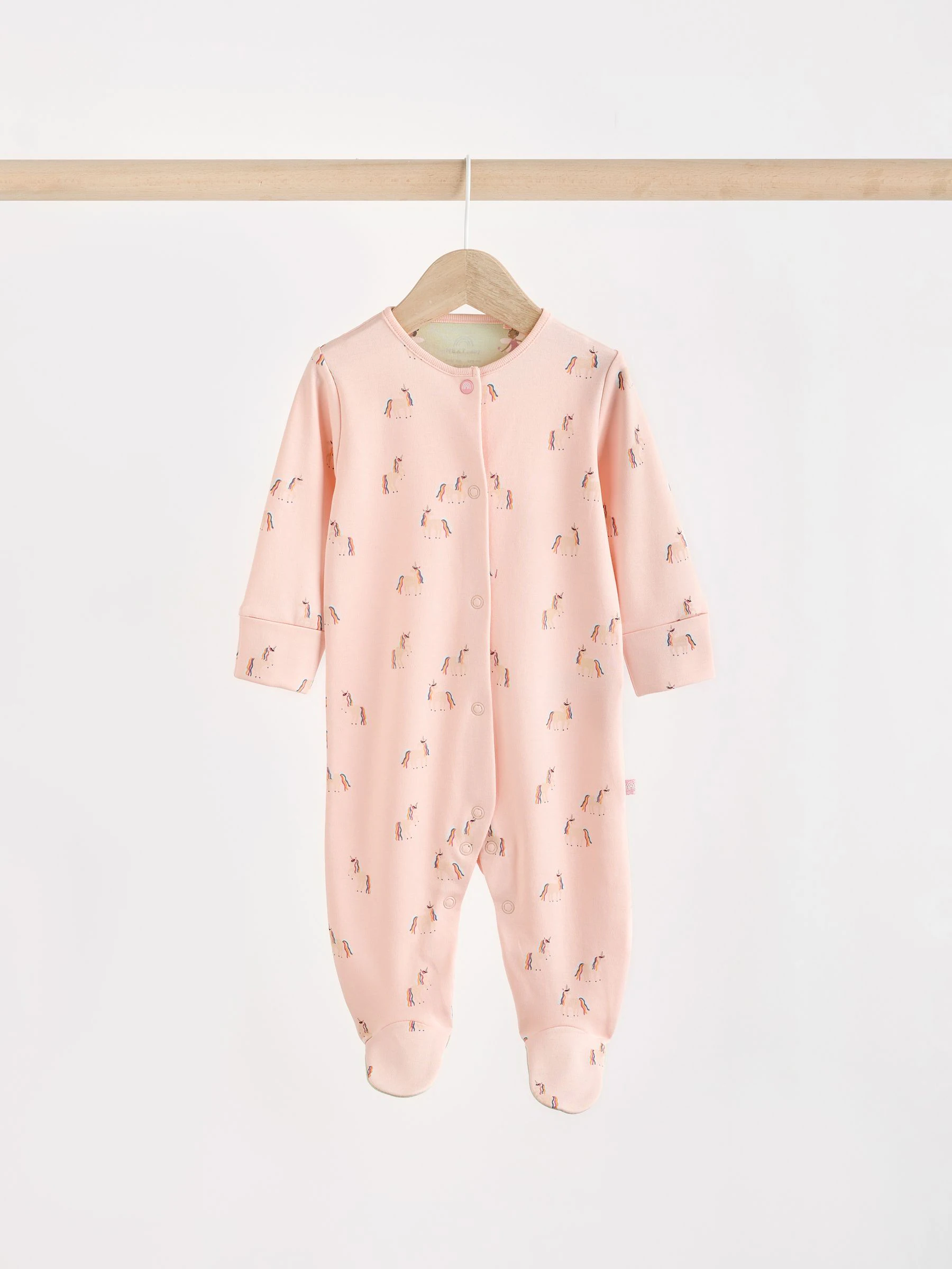 Pastel met tekenfiguurtjesprint - Set van 5 babypyjama's (0-2jr)
