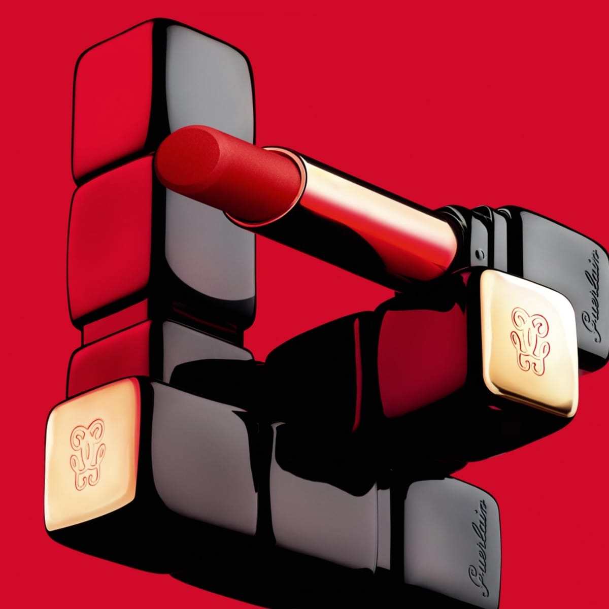 GUERLAIN KissKiss Tender Matte Rouge à Lèvres Mat Lumineux Fin et Fondant Confort 16H