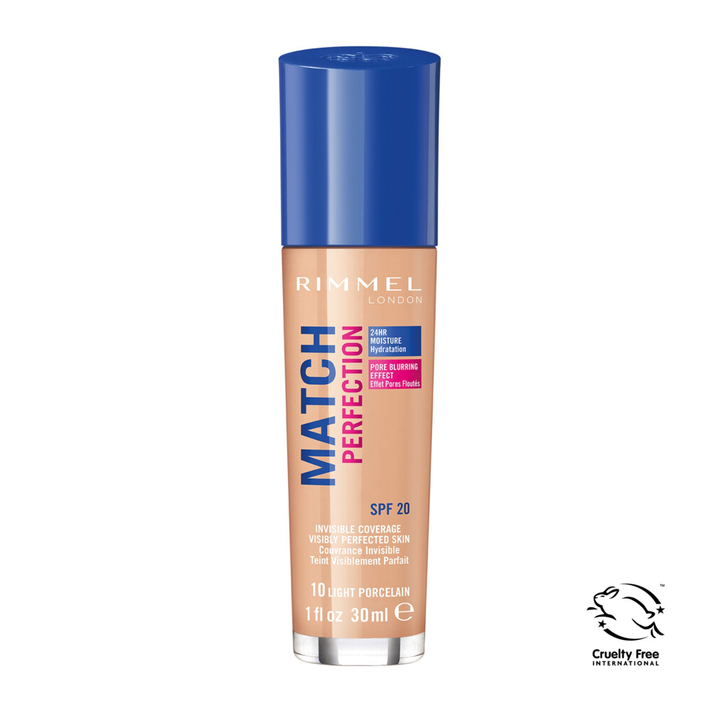 Rimmel Match Perfection Foundation 010 Light Porcelain30 ml