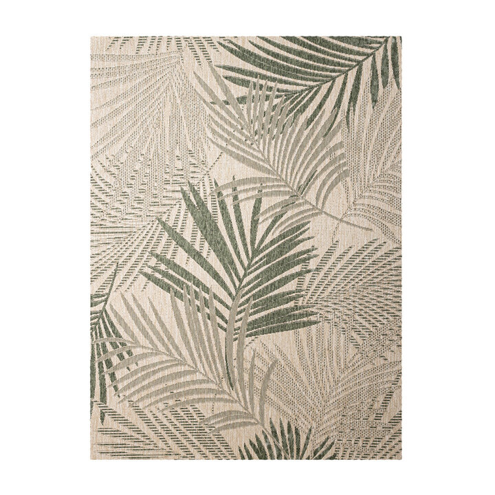 Buiten vloerkleed - Tiga Palm Groen