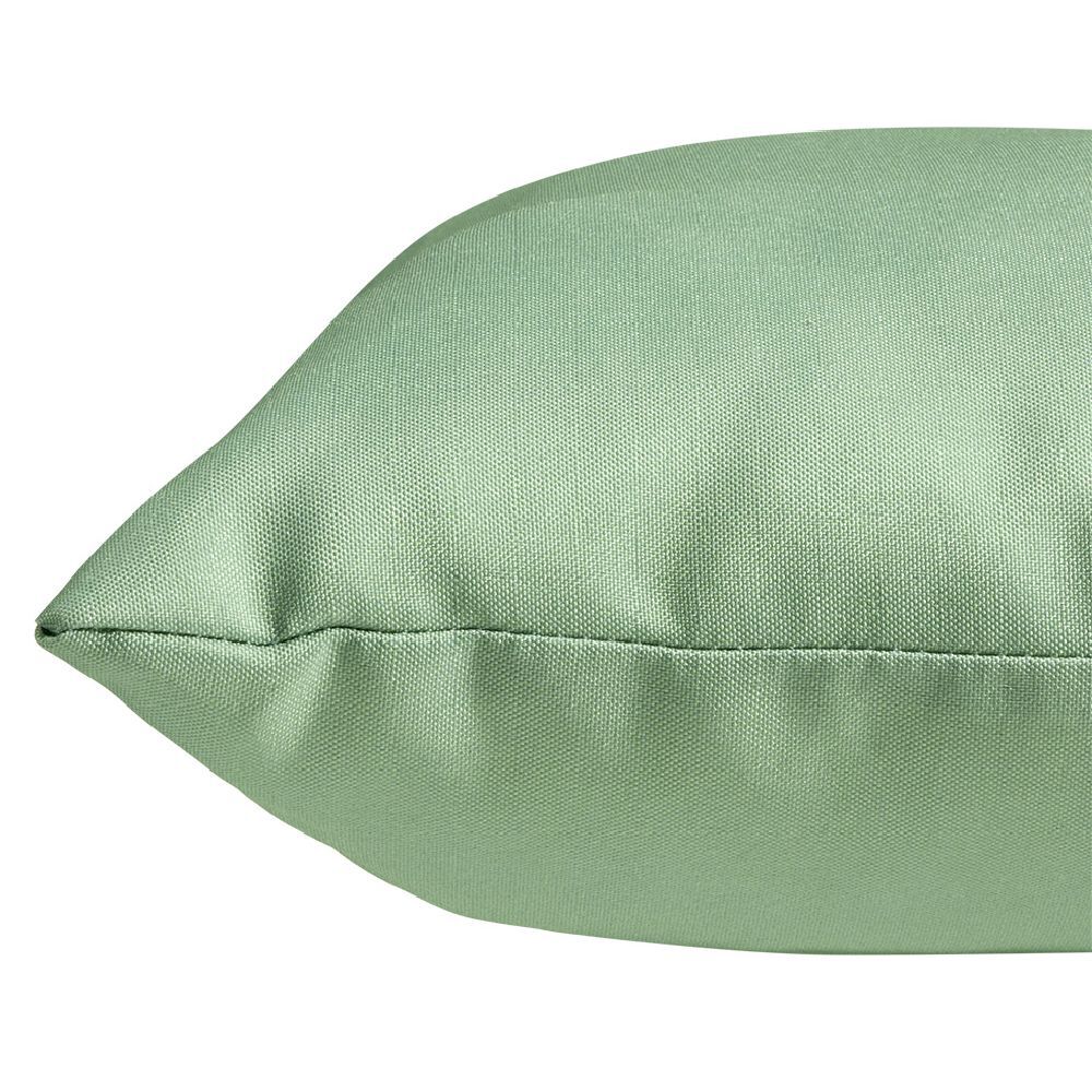 Coussin d'extérieur déperlant uni vert 40x40cm