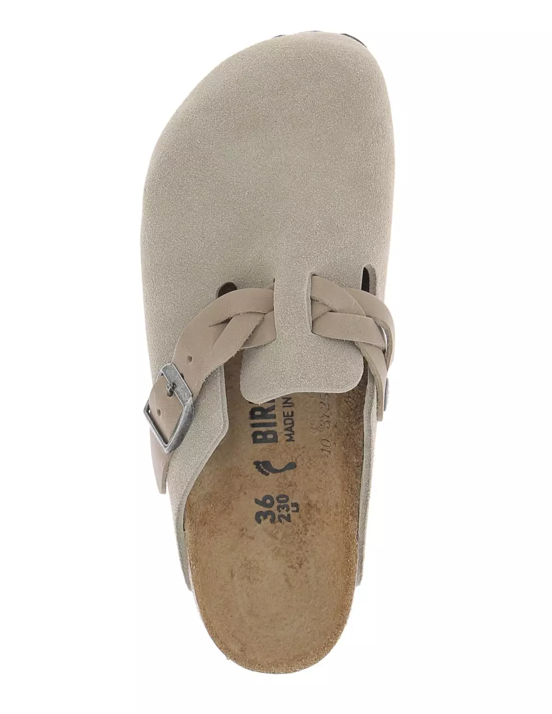 BIRKENSTOCK BOSTON leve braided - Mules & sabots Taupe