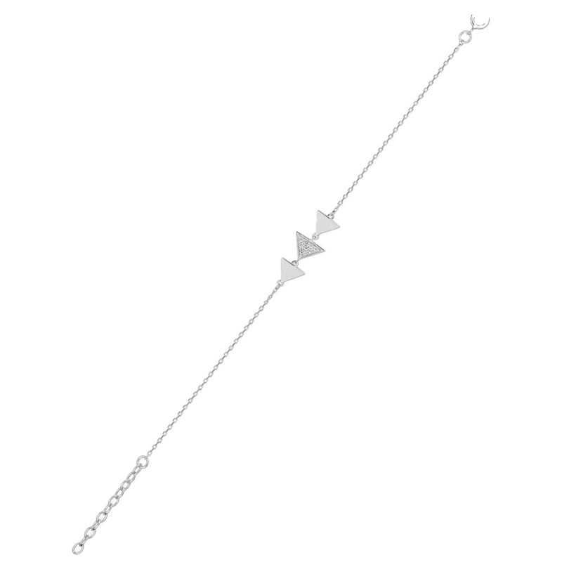 Bracelet Femme - Argent 925 - Longueur : 18 cm