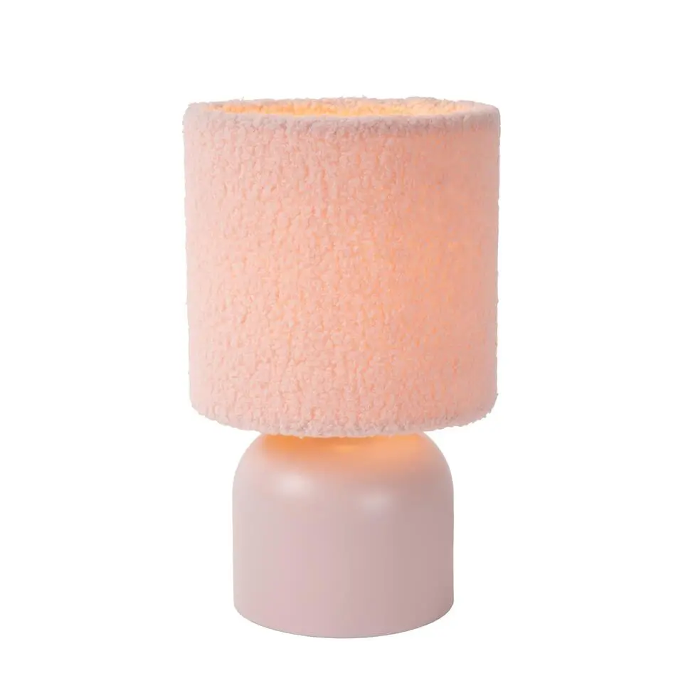 Lucide WOOLLY Tafellamp - Roze