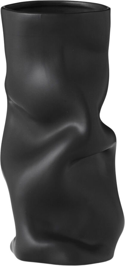 Audo Copenhagen Collapse Vase, 30, Black