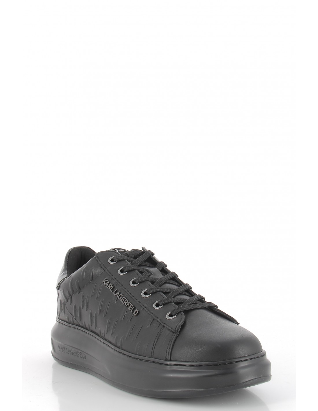 karl lagerfeld baskets de ville homme kapri mens monogram emboss lo cuir noir