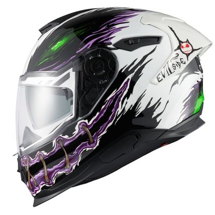 Casque Nexx Y.100R - NIGHT RIDER - Blanc