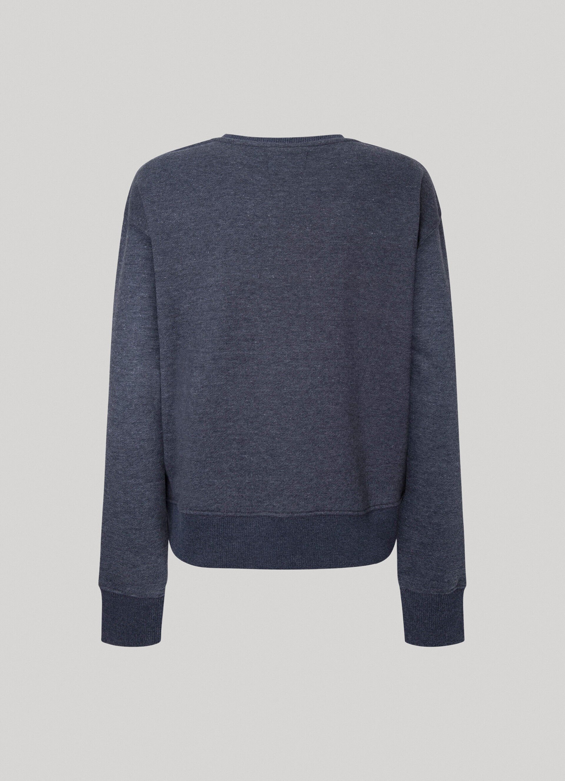 MOLETOM COM LOGOTIPO BORDADO - azul Dulwich