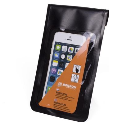 Etui pour téléphone portable vélo noir imperméable à l'eau