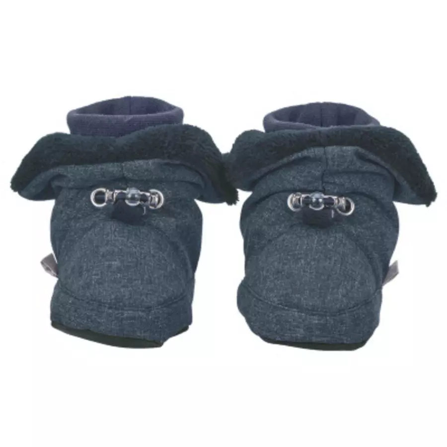 Sterntaler Babyschuh blau melange