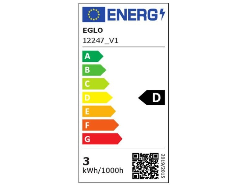 EGLO Leuchten Lampe 4.5 W GU5.3 Warmweiss LED-Reflektorspots aus klarem Glas