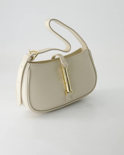 Seidenfelt Loviisa Shoulderbag Umhängetasche in Beige