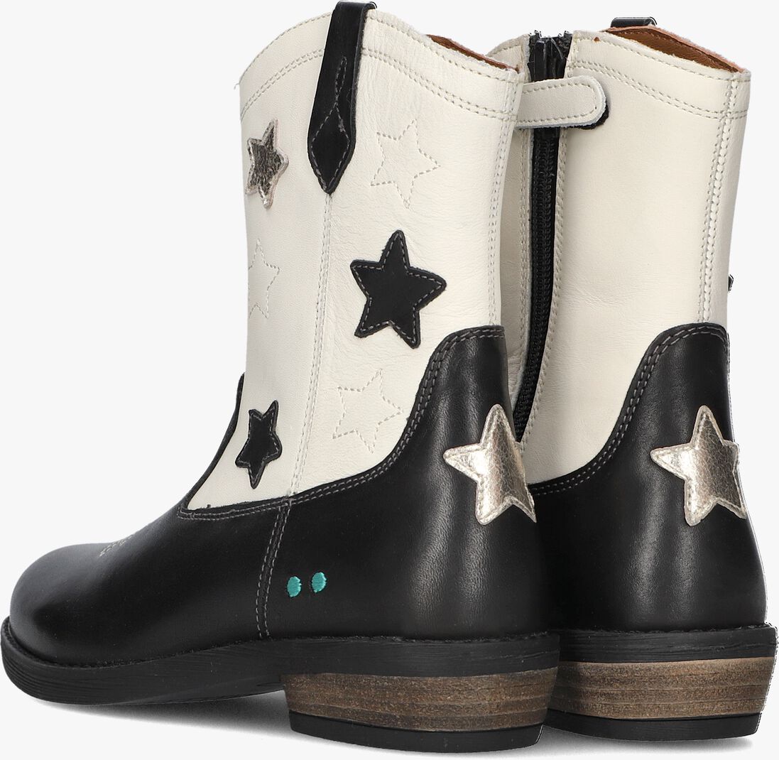 BUNNIESJR zwarte bunniesjr cowboylaarzen roos rodeo