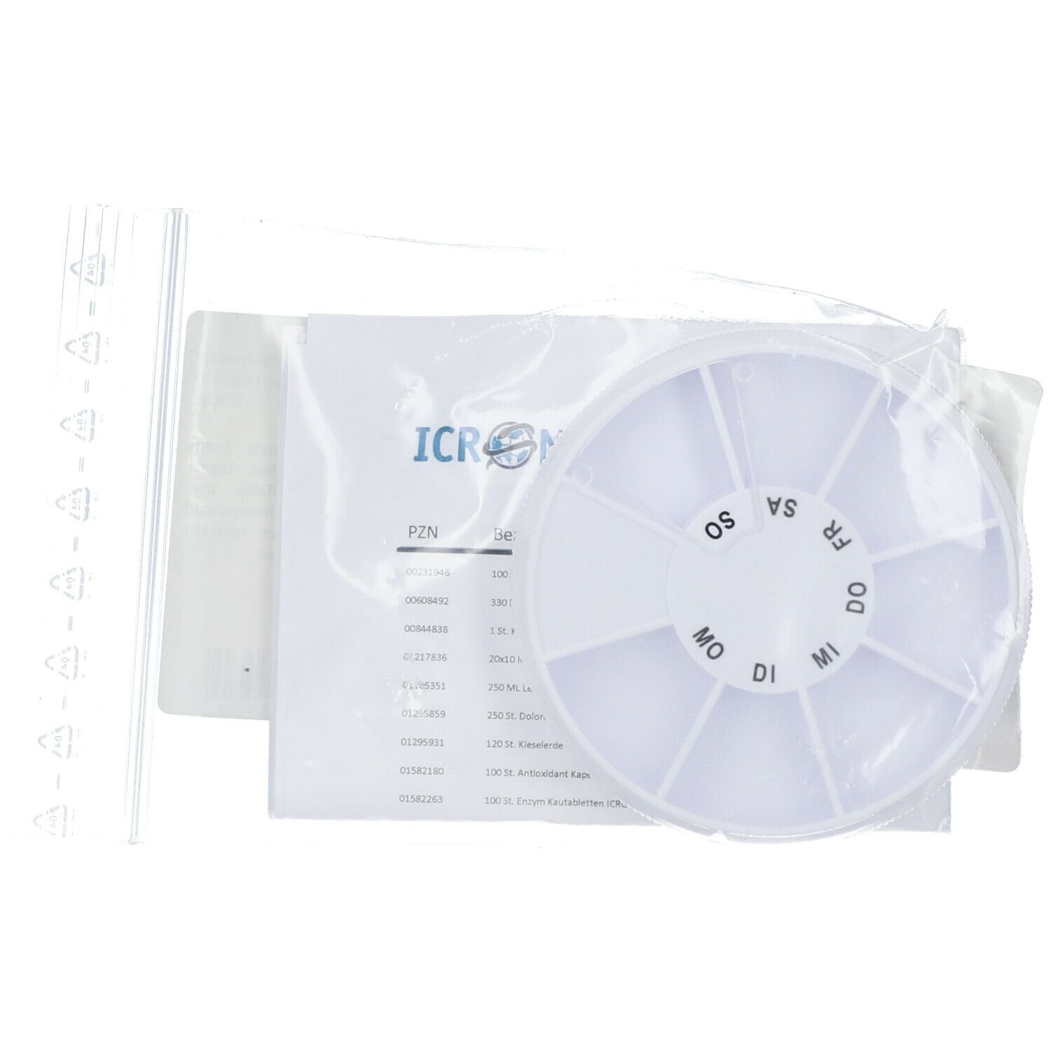 ICRON-Vital Tablettenspender mit 7-Fächer