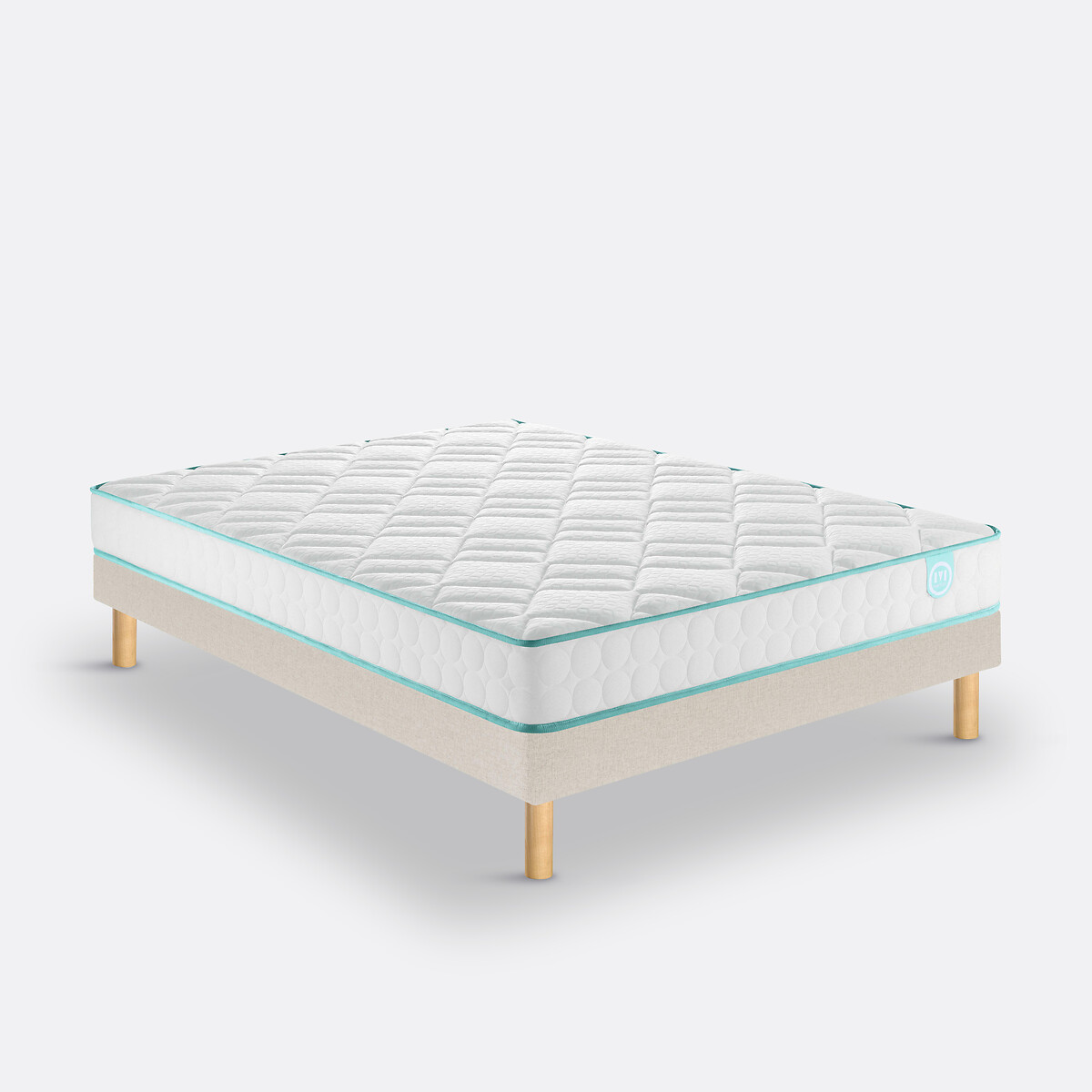 MERINOS<br>Conjunto de colchão de espuma + estrado, LEE TOUT TRANQUILLE