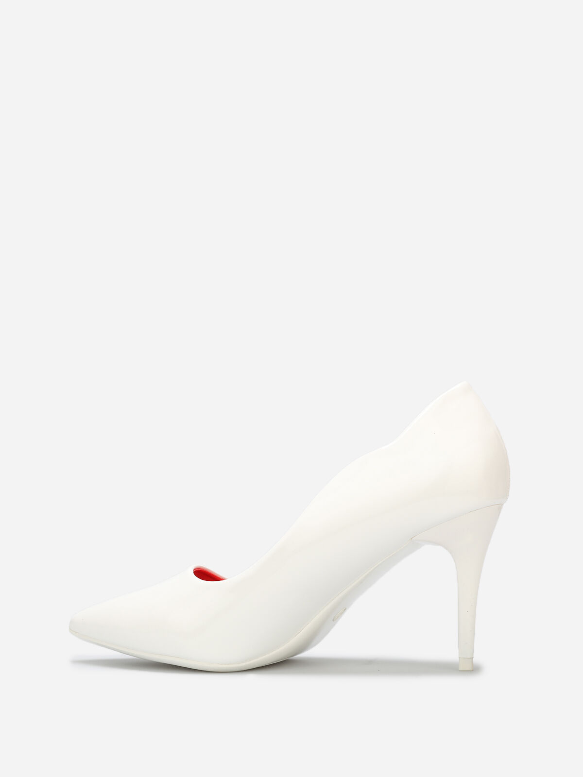Escarpins pointus vernis- Blanc