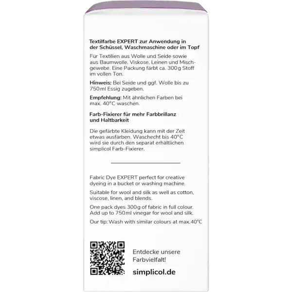 Textilfarbe expert Flieder-Lila