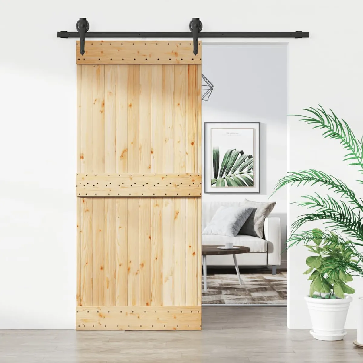 vidaXL Porte coulissante 90x210 cm