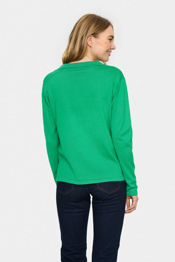 Saint Tropez MilaSZ Polo Pullover Zephyr green