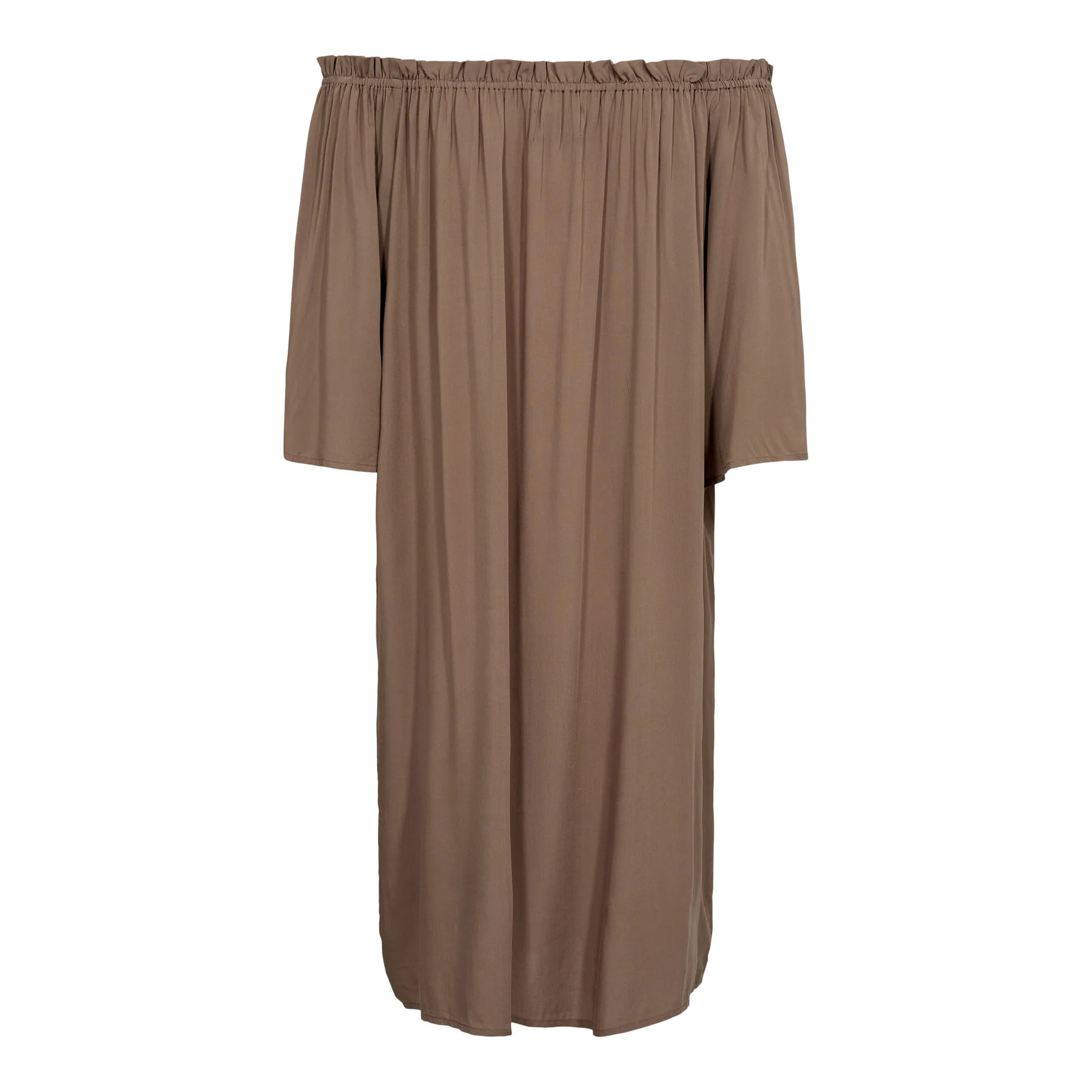 Liberte Odette-Offshoulder-Dress light brown