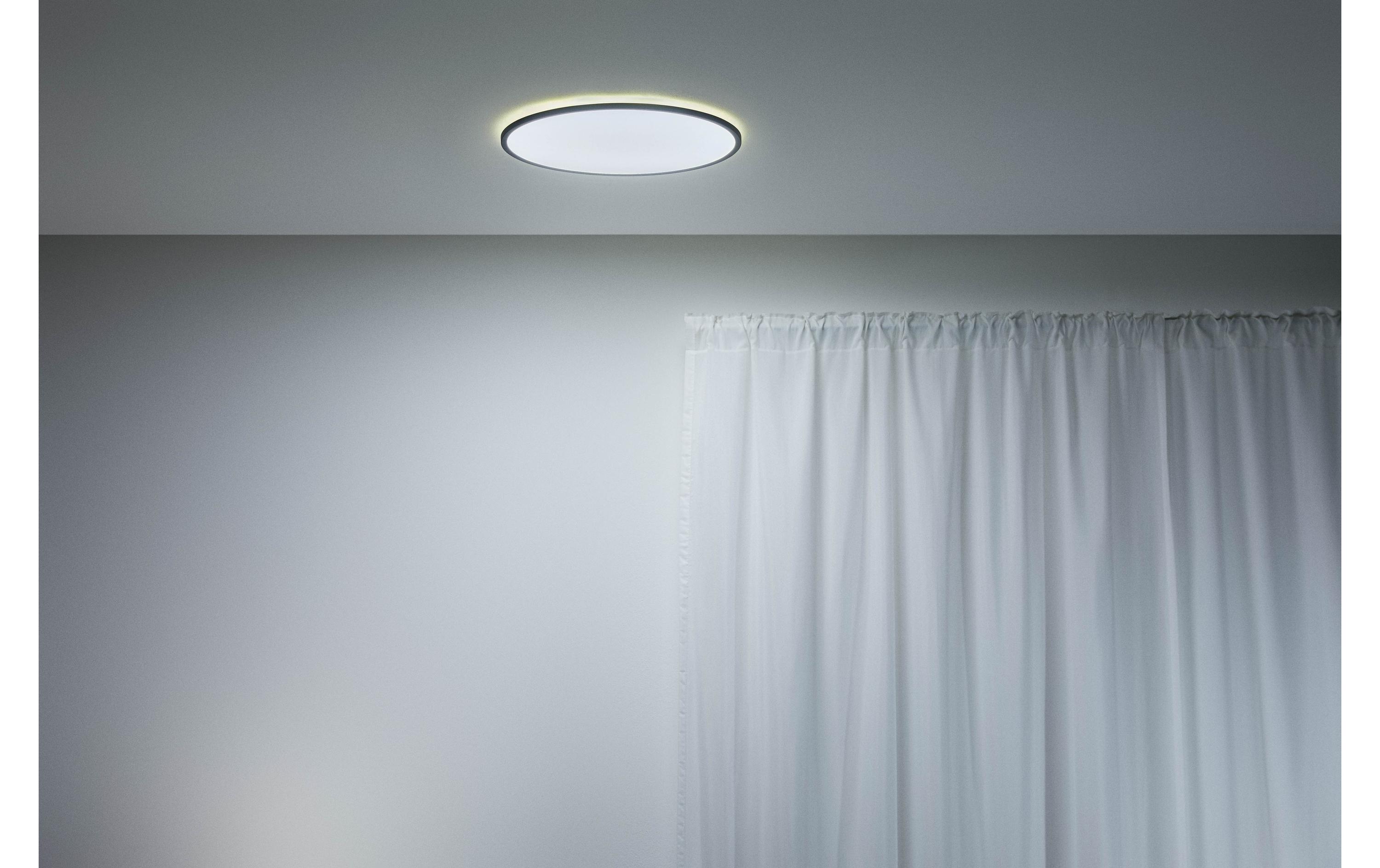 Superslim Tunable White Deckenleuchte 2450 lm SchwarzSmarte Deckenleuchte, steuerbar über Matter, WLAN