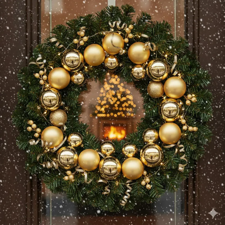 Christmas Goods Kerstballen set - 30x stuks - glas - goud - 6 cm