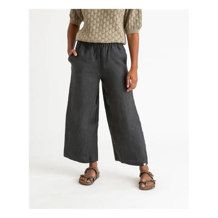 Matona Pantalon Lin | Noir