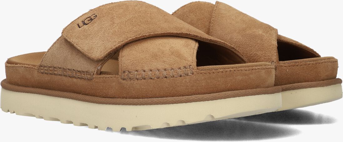 cognac ugg slippers w goldenstar cross slide