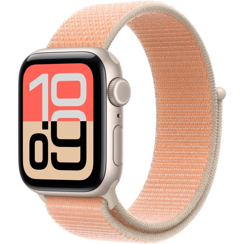Apple MHYN4ZM/A accessoire intelligent à porter sur soi Bande Orange Polyester recyclé, Nylon recyclé, Recycled spandex
