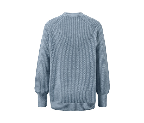 Strickpullover, rauchblau
