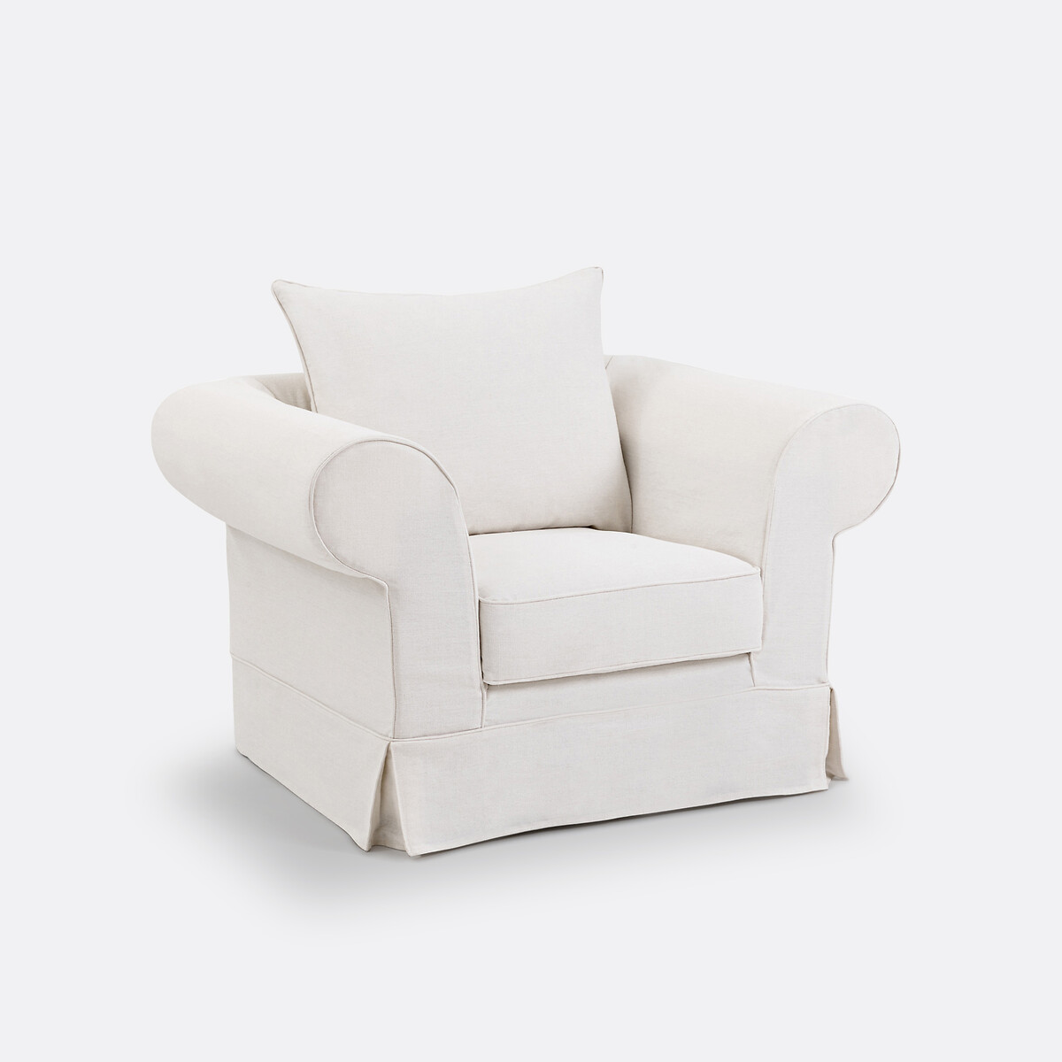 LA REDOUTE INTERIEURS<br>Poltrona de linho grosso, conforto superior, Adelia