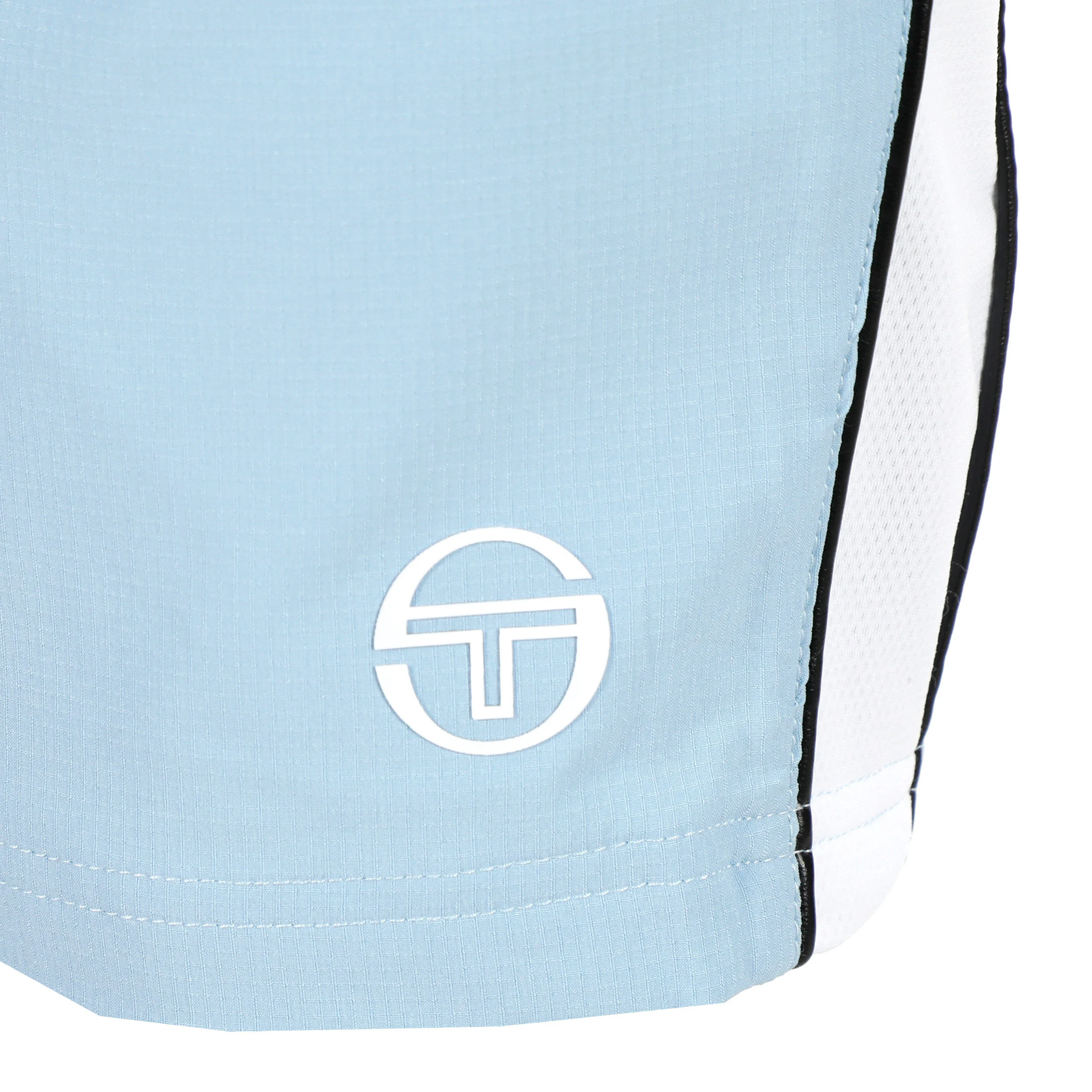 Sergio Tacchini Deriva Shorts Hommes - Bleu Clair , Blanc