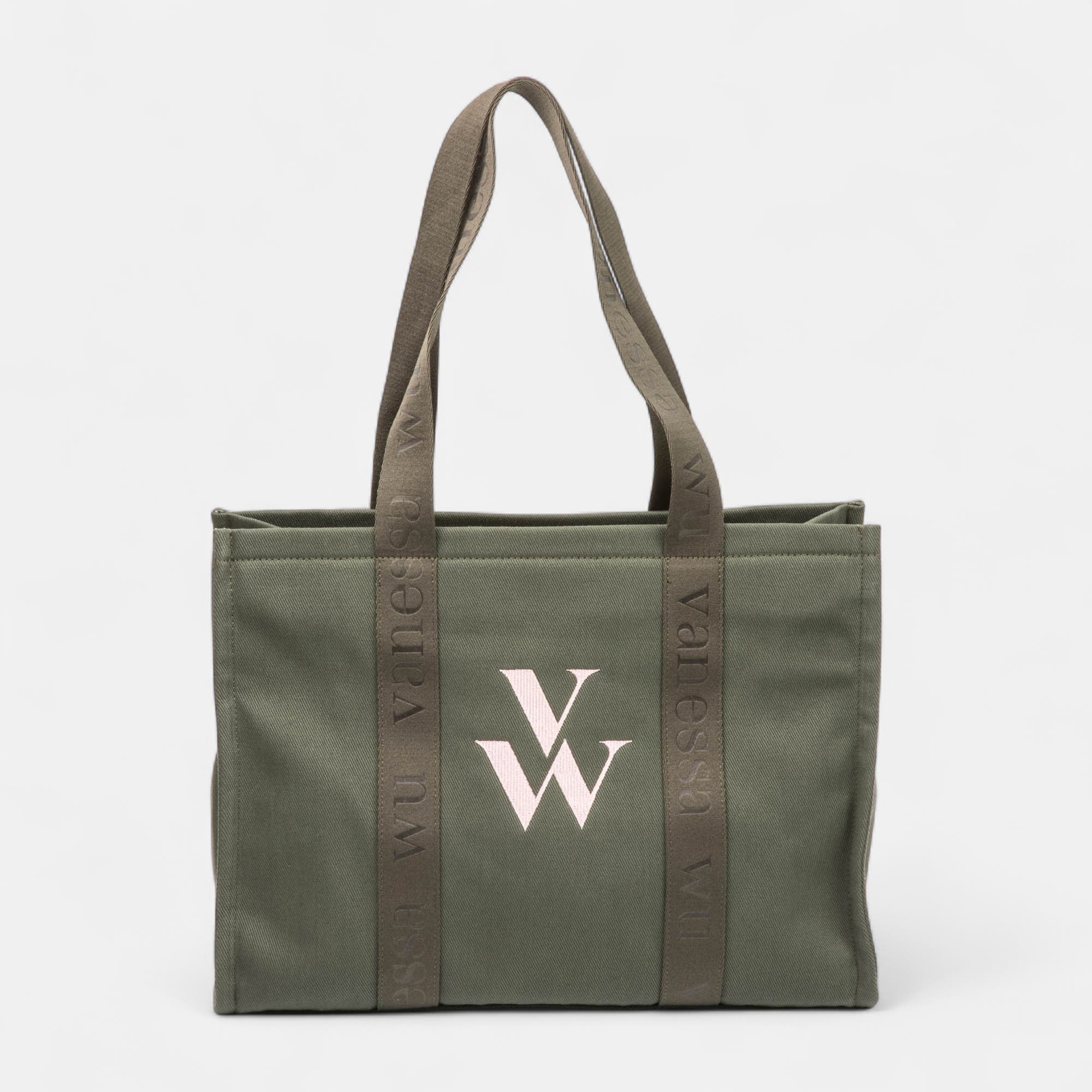 Sac de shopping kaki