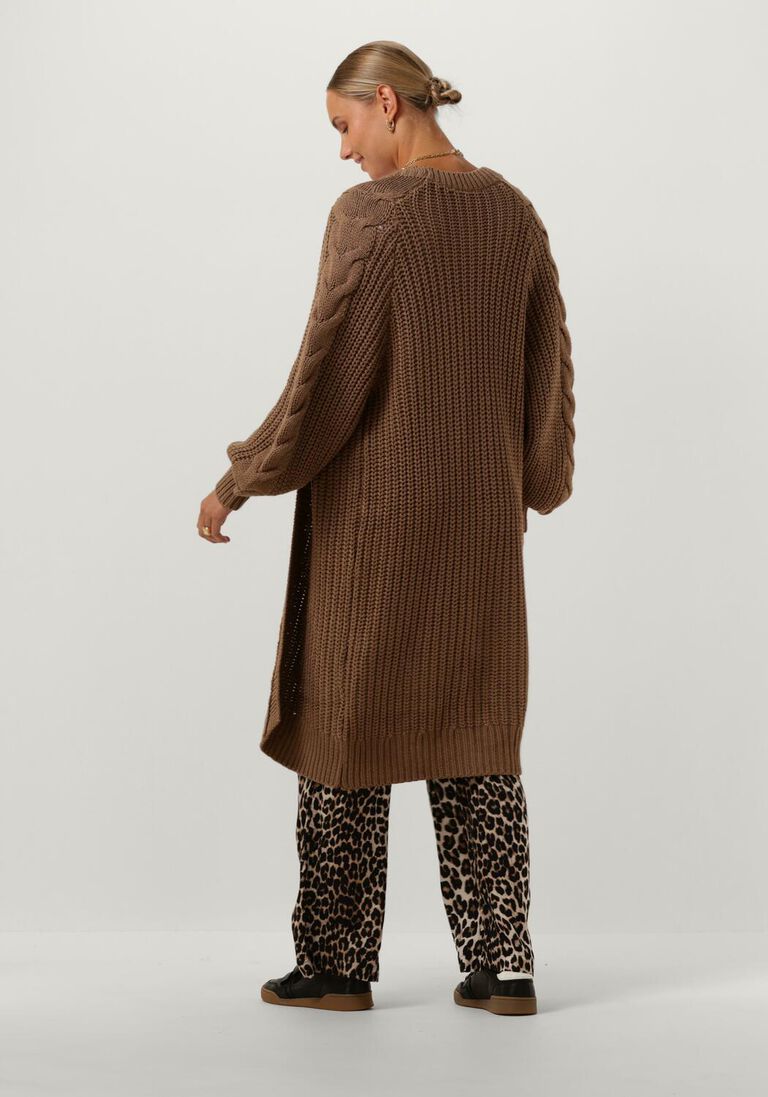 Y.A.S. bruine y.a.s. vest yassanne ls knit cardigan