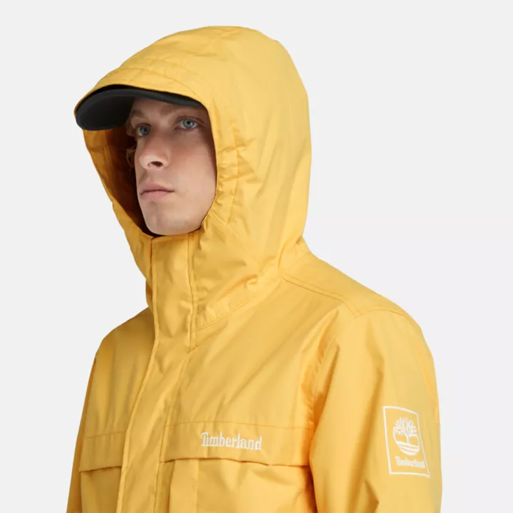 Veste imperméable Benton pour homme en jaune