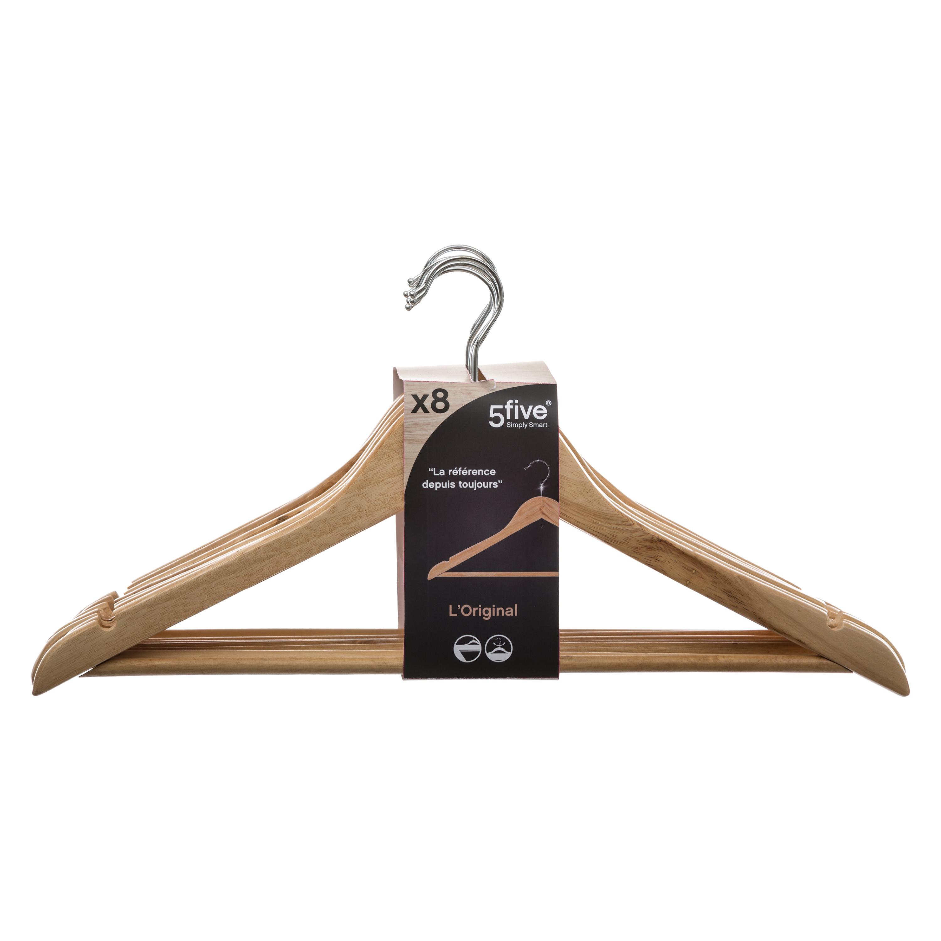 CINTRE BOIS X8 PIECES