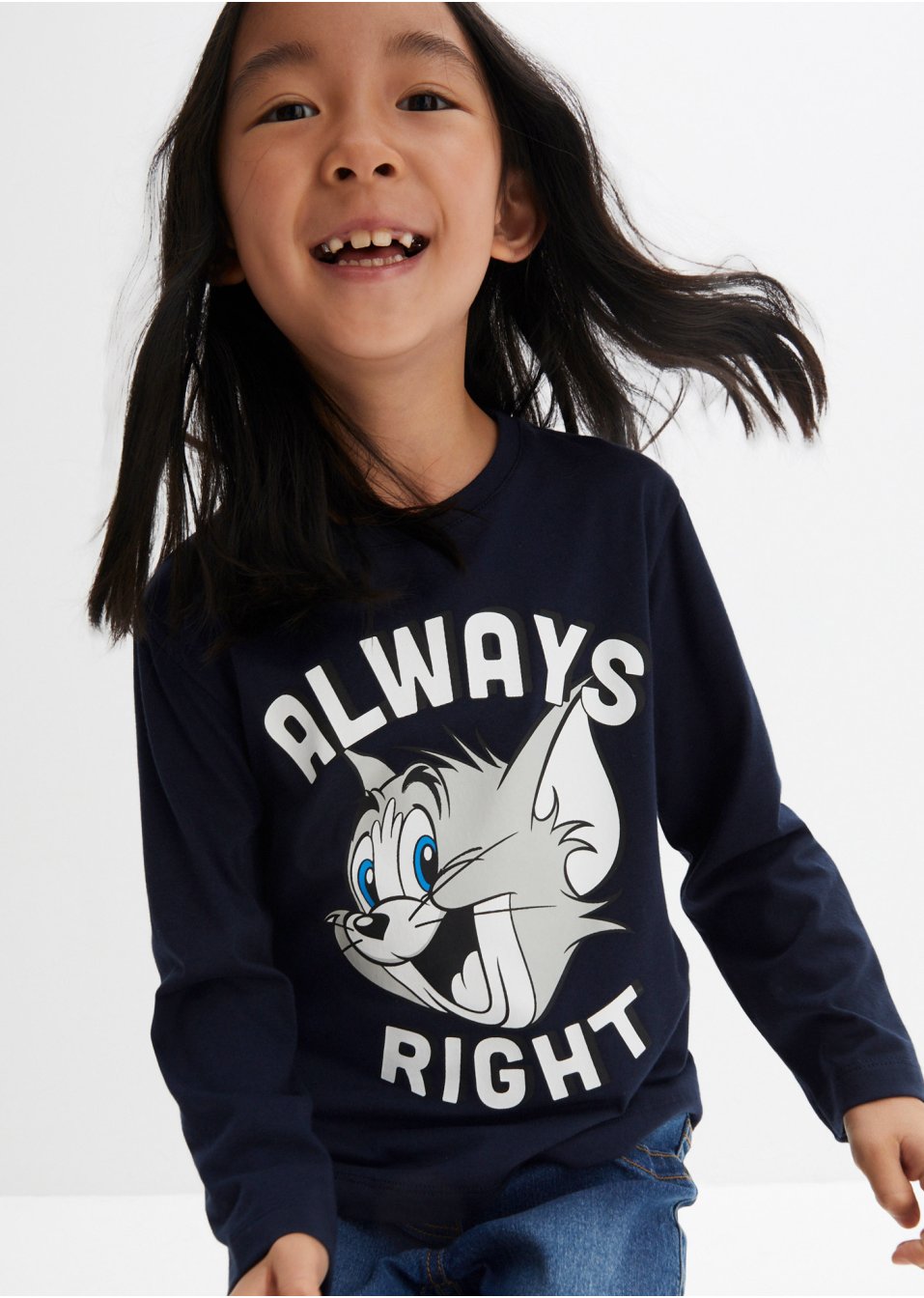 T-shirt manches longues enfant Tom et Jerry