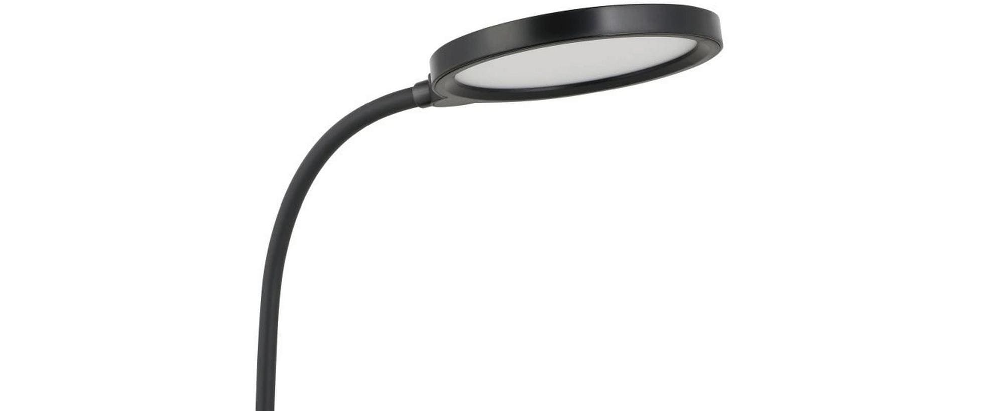 Tischleuchte BROLINI LED 2.1W 2700-6500K SchwarzModerne LED-Akkutischleuchte mit flexiblem Hals und Stifthalter für Büro und Homeoffice