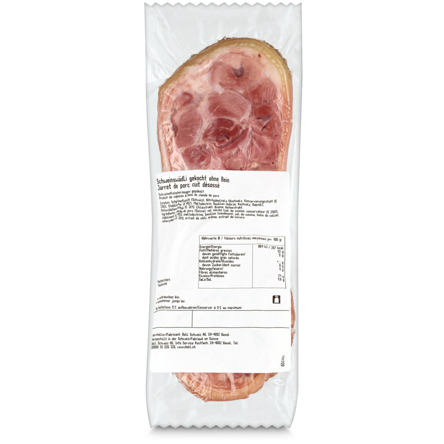 Schweinswädli gekocht ohne Bein ca. 370g