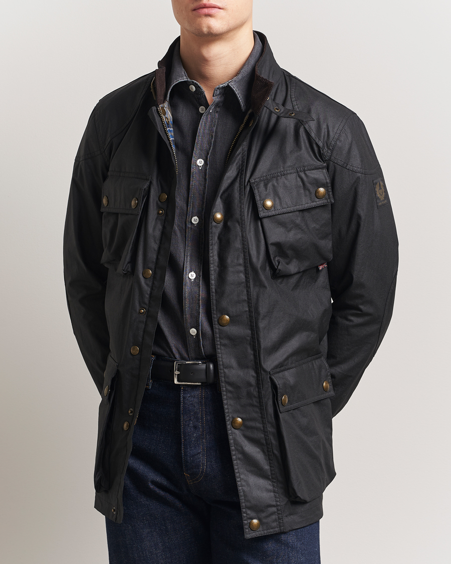 Belstaff Trailmaster Wax Jacket Black