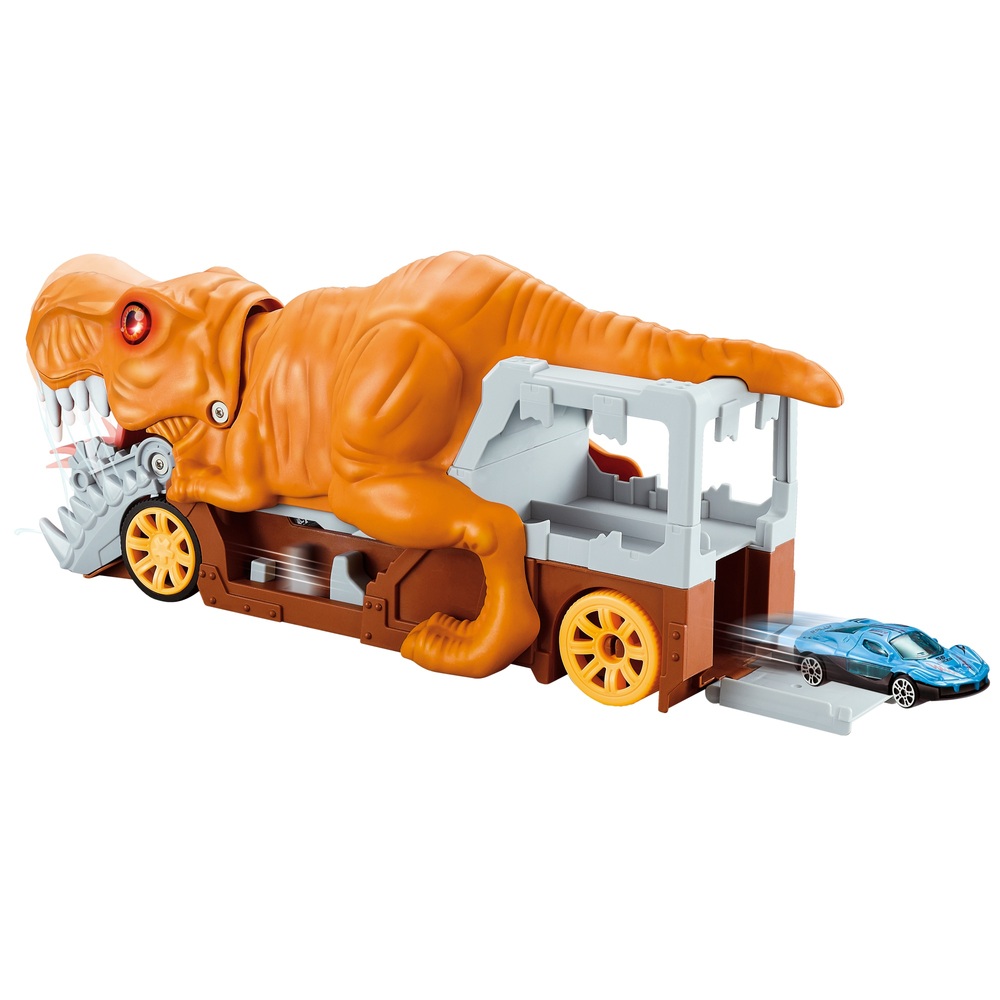 Super Wheelz Licht- und Sound-Dino-Autotransporter