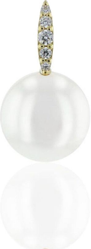 Luna-Pearls - 202.1359 - Hanger - Zoetwater gekweekte parel 9-9,5mm - 14K geelgoud