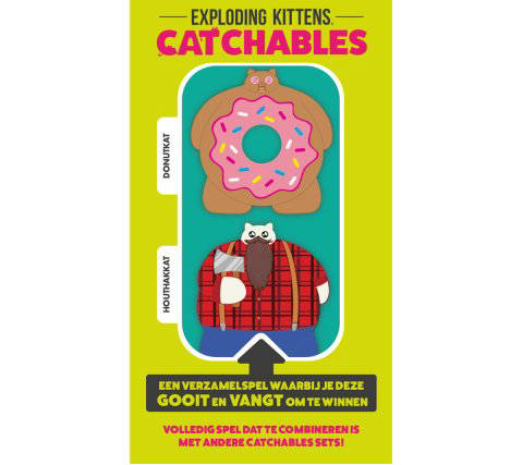Exploding Kittens Catchables Houthakkat & Donutkat