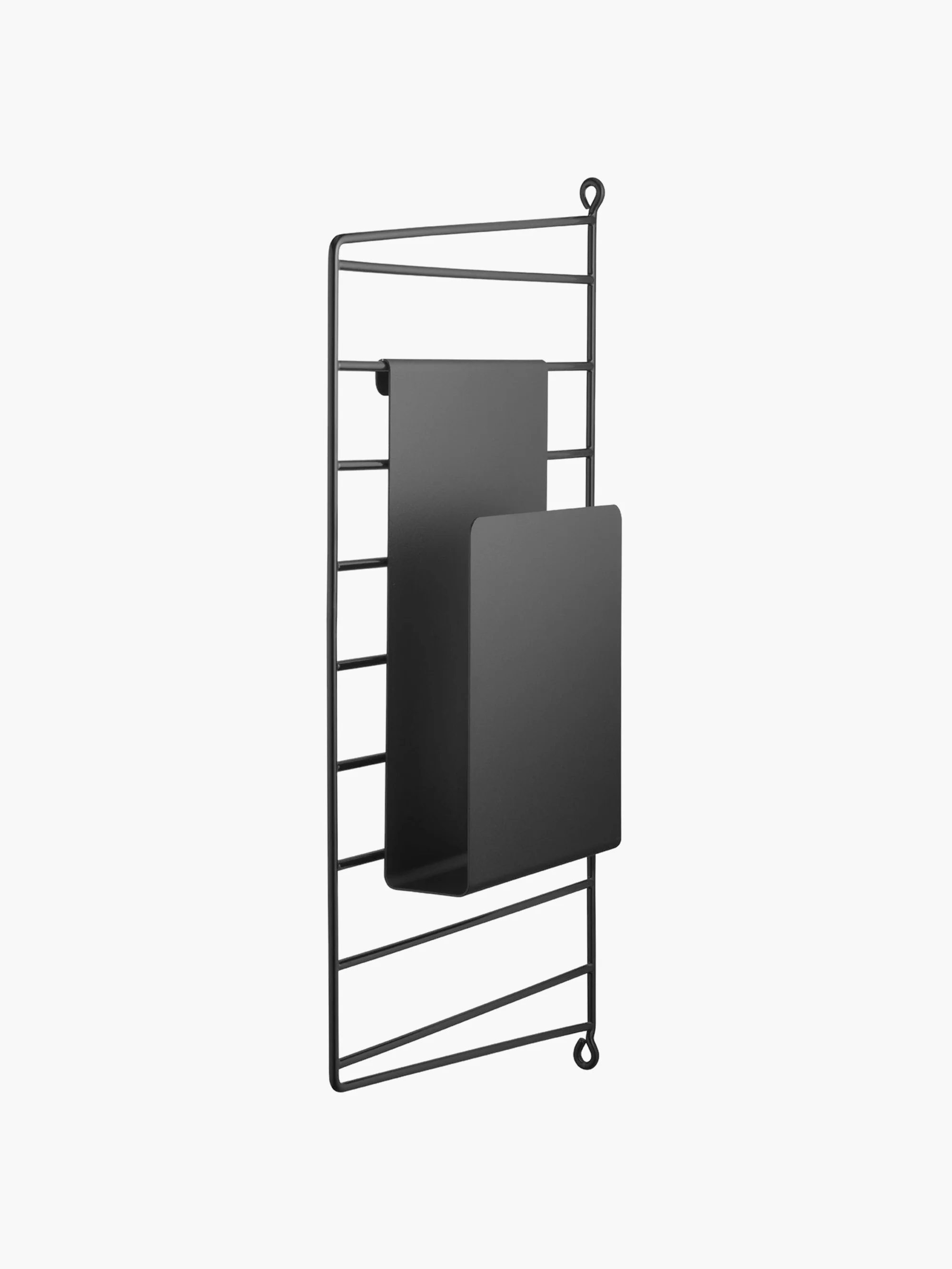 Tijdschriftenhouder voor modulaire wandkast, B 17 x H 27 cm