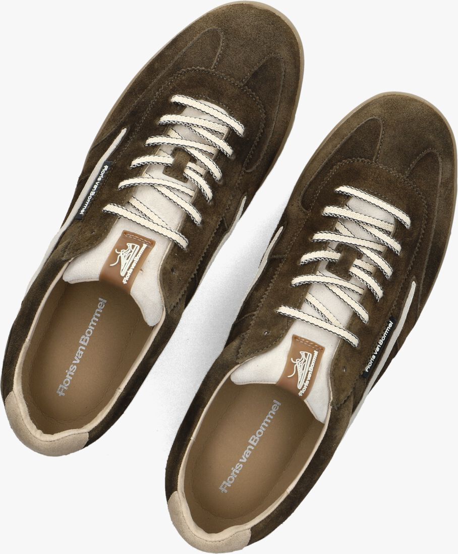 groene floris van bommel lage sneakers sfm-10224 de zaler
