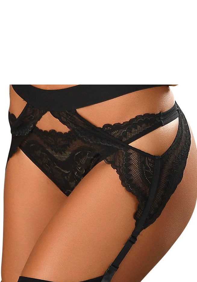 petite fleur gold String , mit eleganter Spitze