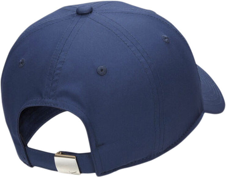 Nike Dri-FIT Club Unstructured Metal Swoosh kasket Blå