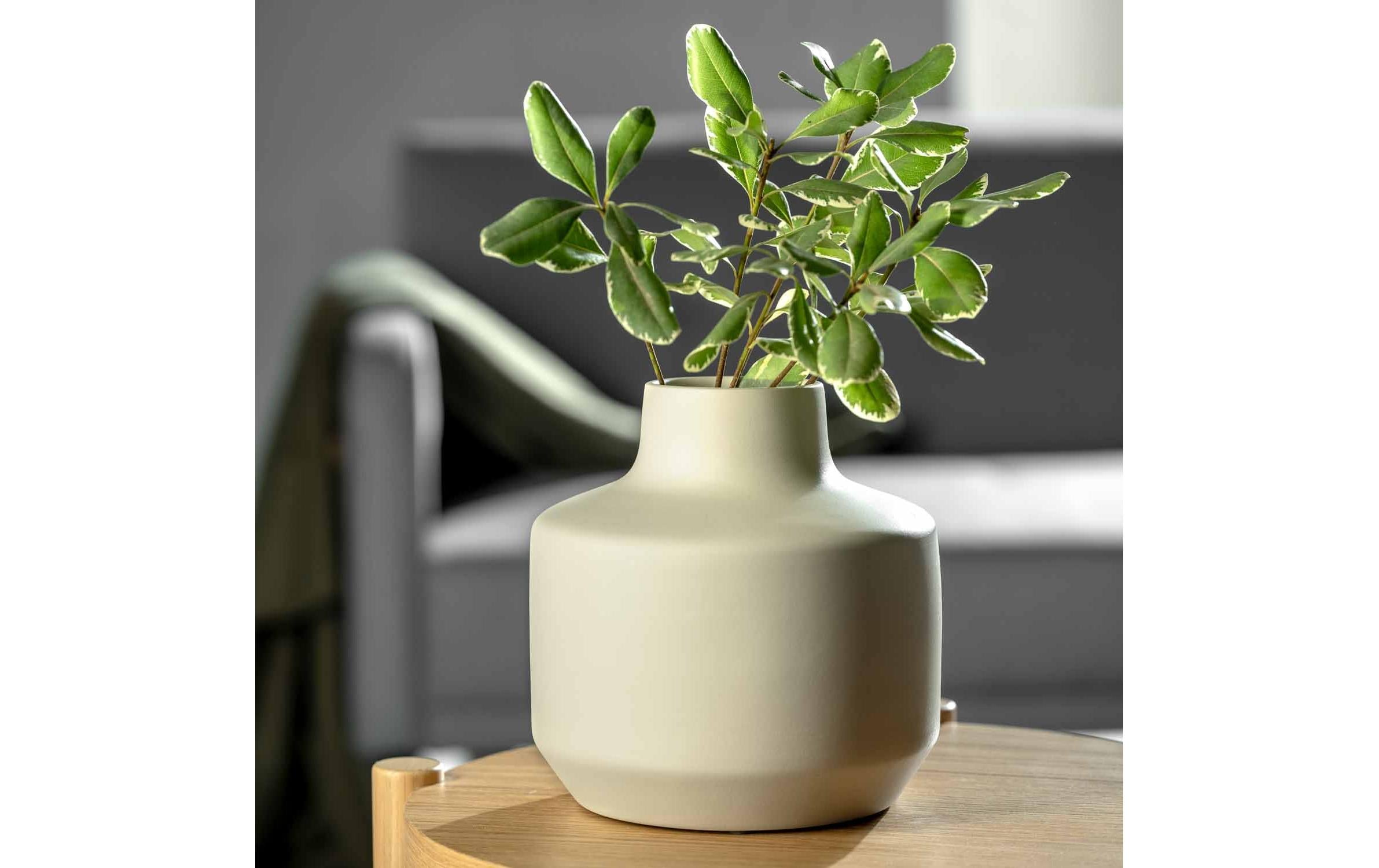 Vase Milano 22 cm, CrèmeBlumenvase
