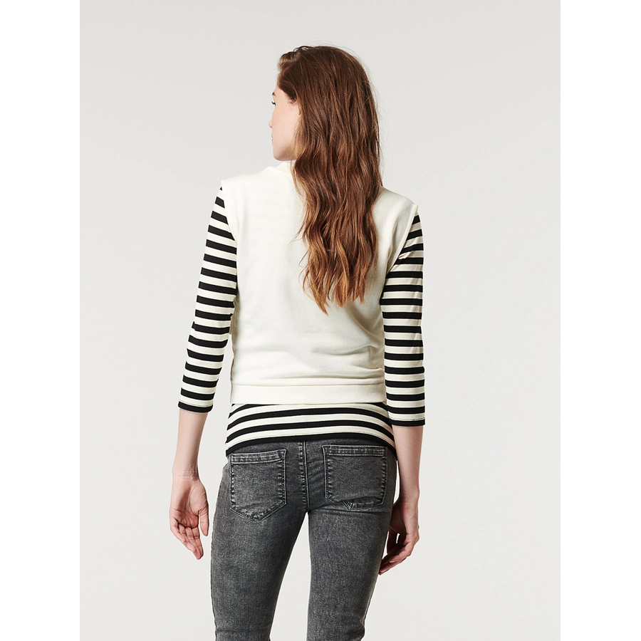 SUPERMOM Top Crop Turtledove